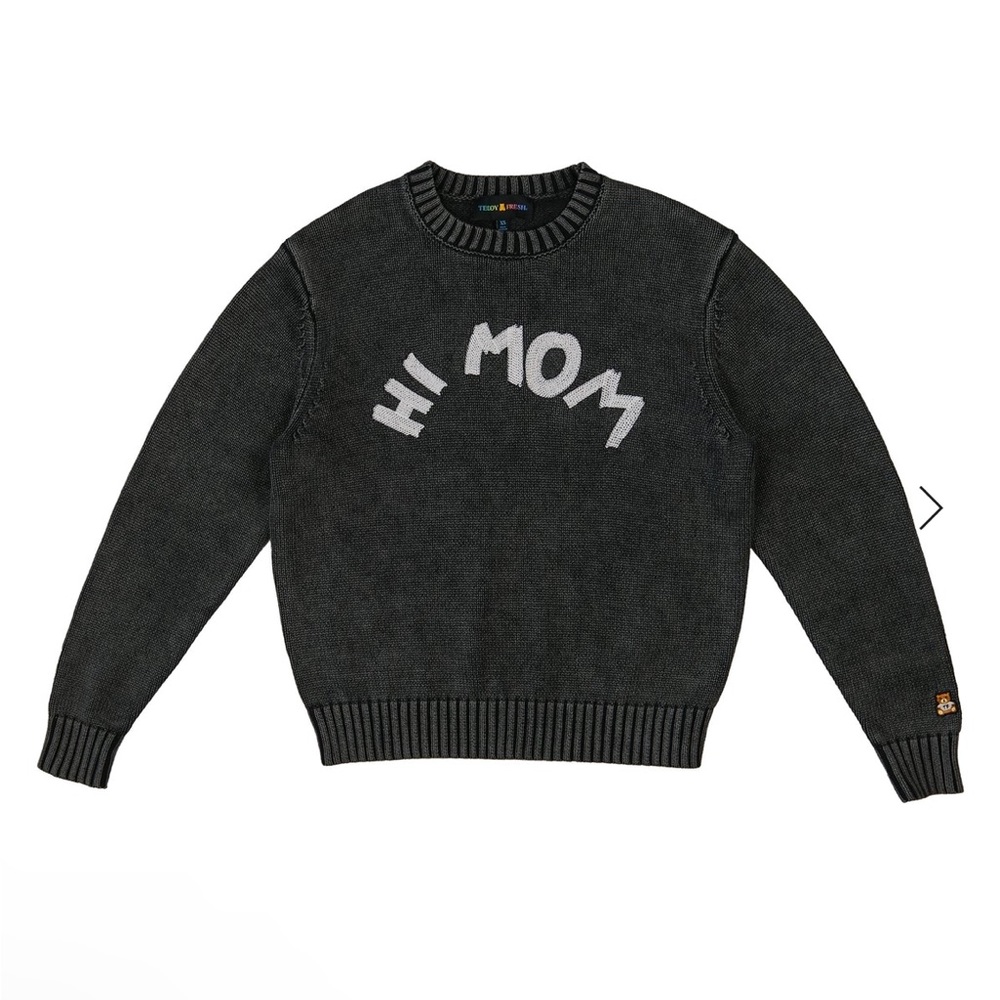 Teddy Fresh Hi mom washed sweater NWT